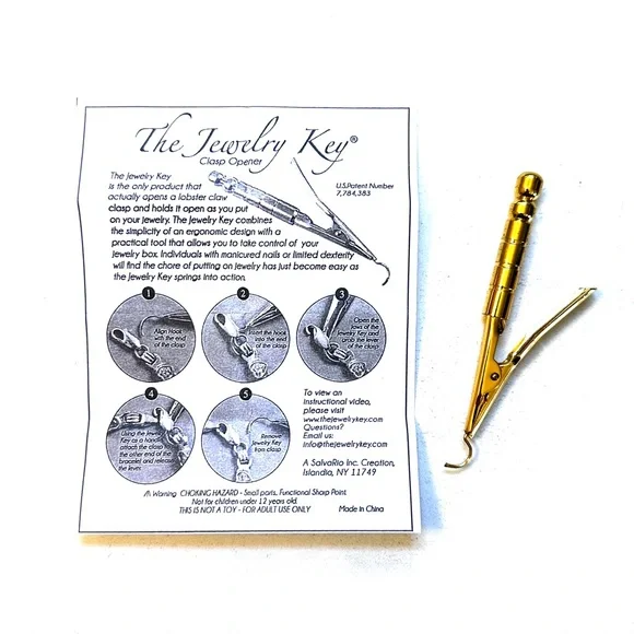 32pcs Vintage Jewelry Bundle Lot Necklace Beads Brooch Ring Earrings Bracelet - Picture 10 of 16